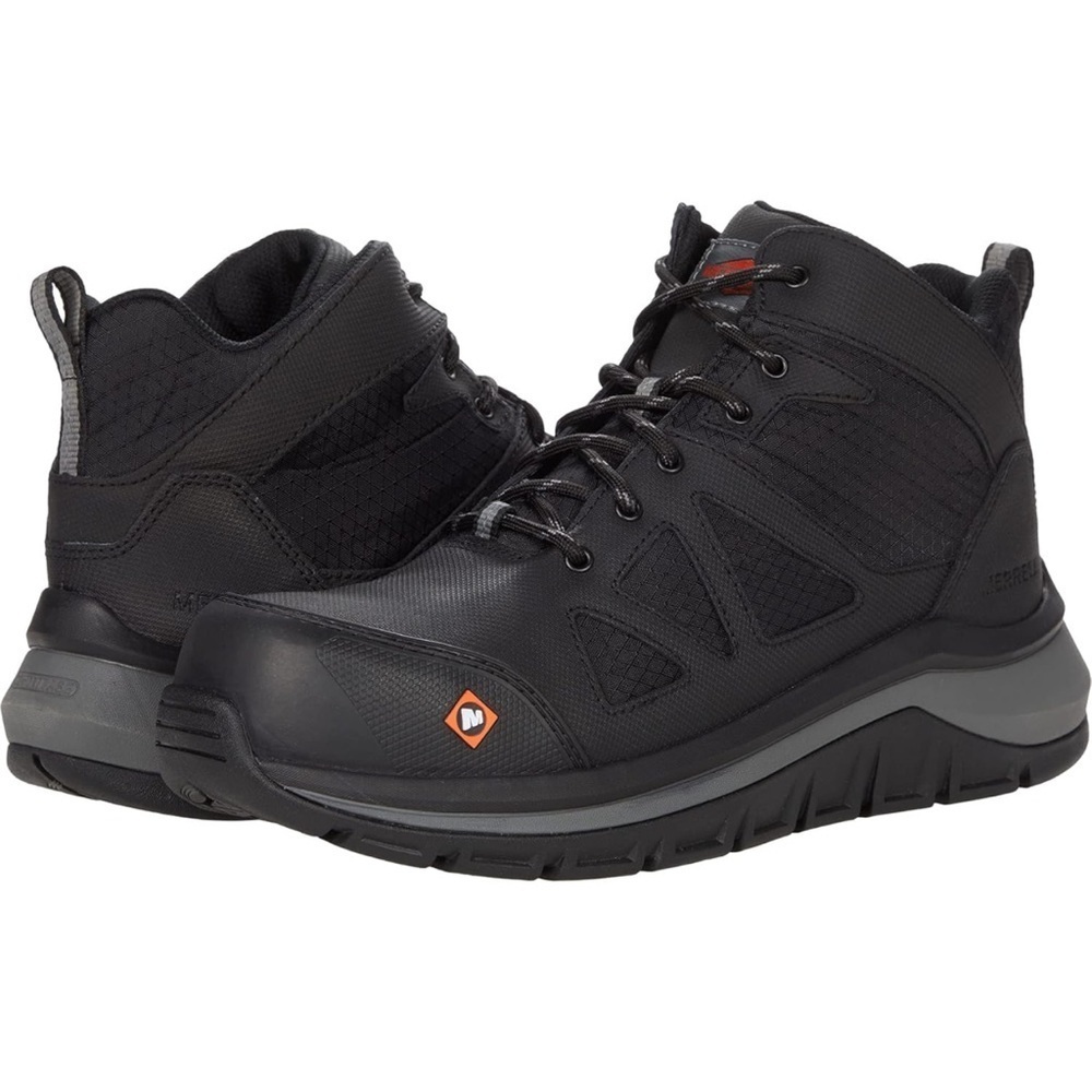 Merrell Mens Black Work & Safety Boots Size 5.5